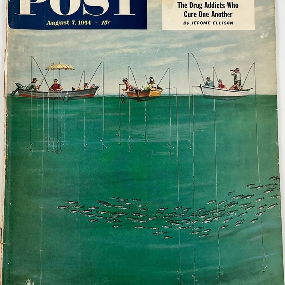 Saturday Evening Post from August 7,1954 - The Drug Addicts Who Cure One Another - Picture 11 of 11